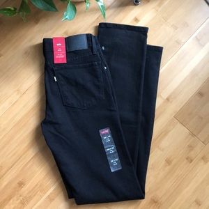 NWT LEVIS 712 SLIM 26x32 BLACK